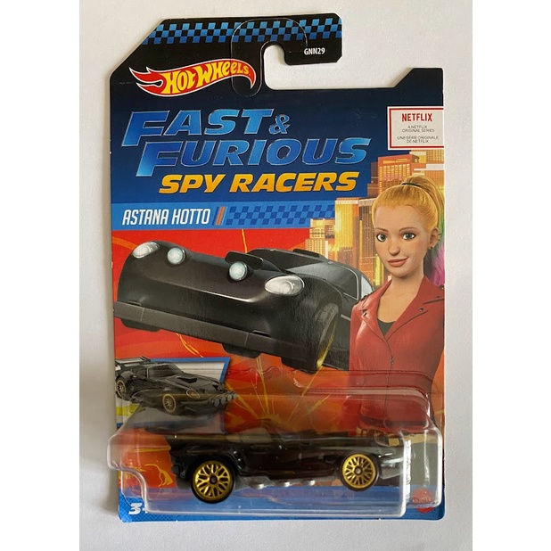 Carrinho Hot Wheels - Série - Fast & Furious Spy Racers (velozes & Furiosos  Espiões do Asfalto) Netflix Astana Hotto - Hw Drift (preto) - Escala 1:64