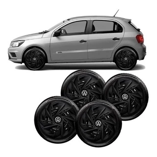 JOGO CONJUNTO 4 CALOTAS ARO 13 VOLKSWAGEN GOL FOX VOYAGE
