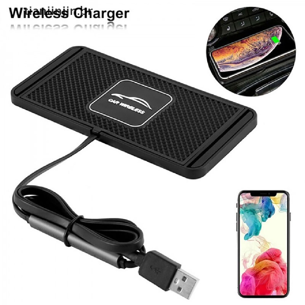 【 tianiinjin 】 1PC Carro QI Carregador De Telefone Sem Fio Rápido Para