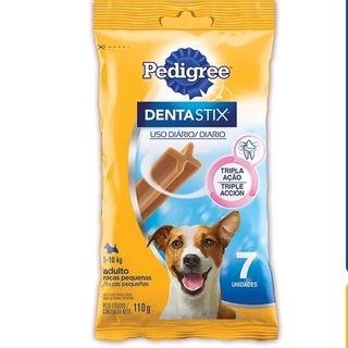 Petisco Pedigree Dentastix Cuidado Oral Para Cães Pequenos 110G COMBO COM 3 PACOTES