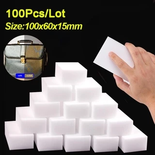 50-100 Esponja De Melamina Para Limpeza Mágica De Cozinha/Escritório/Banheiro/100x60 X 15mm