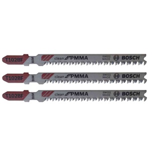 Laminas Serra Tico-tico Para Acrilico 92mm T102bf 3 Pçs Bosch