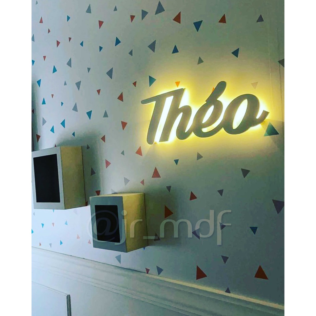 Nome Luminoso Personalizado Luz Led Decorativo