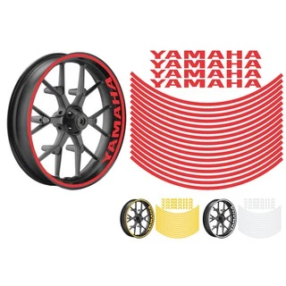 Friso Yamaha Refletivo De Roda Kit Com 20 Adesivos 8mm