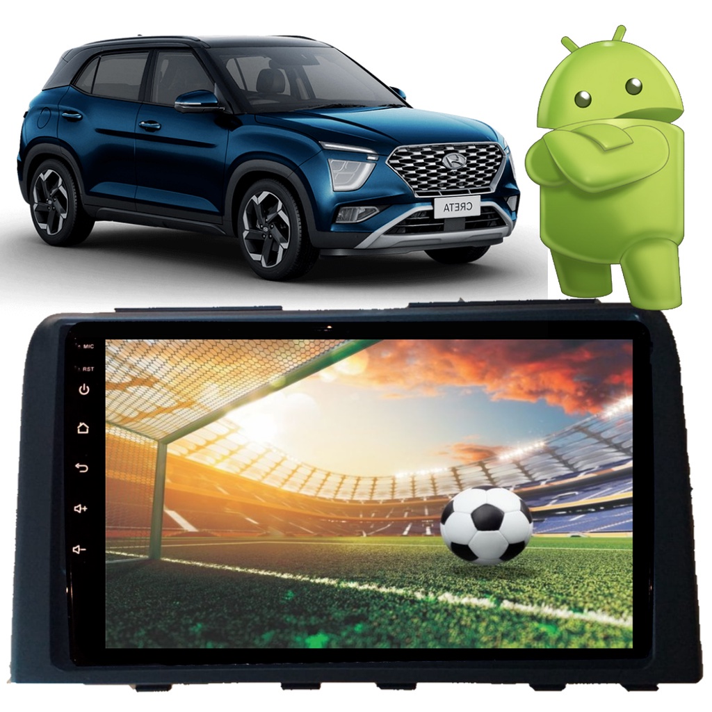 Kit Multimídia Creta 2022+ Android 9" Octacore Carplay 4G | Shopee Brasil