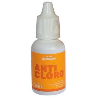 Anticloro Para Água De Aquário Aquarismo Nutricon 15ml