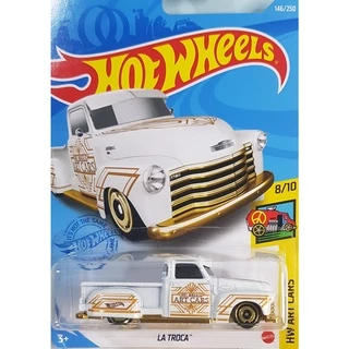 La Troca branca Hot Wheels