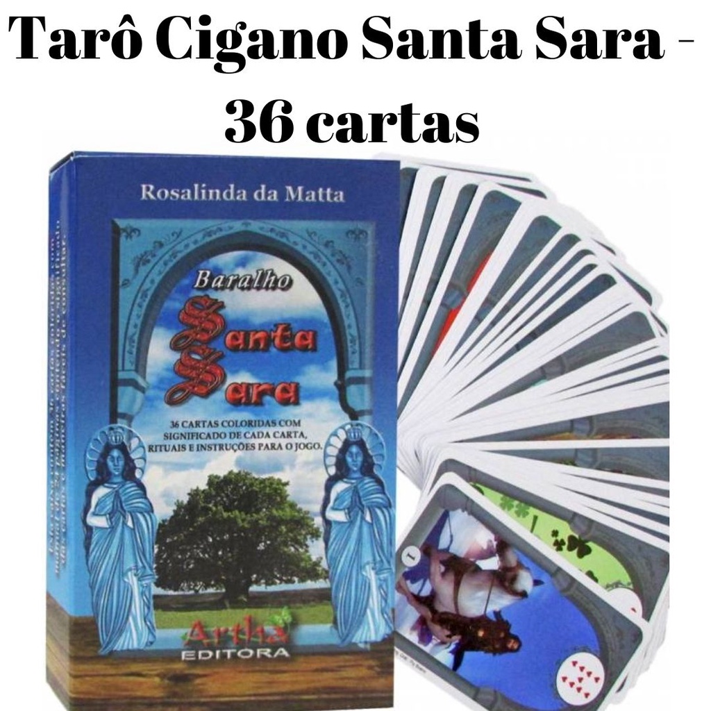 Tarô Cigano Lenormand com 36 Cartas (Rosalinda da Matta) em