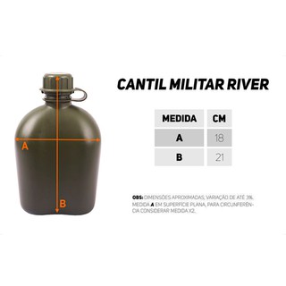 Kit River Cantil + Porta Cantil Usa Sem Presilha 