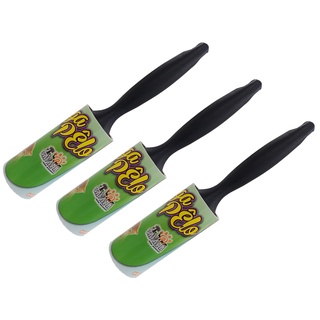 Kit Pega Pelo Rolo Adesivo Fiapos 20 fitas Refil Savana 3un