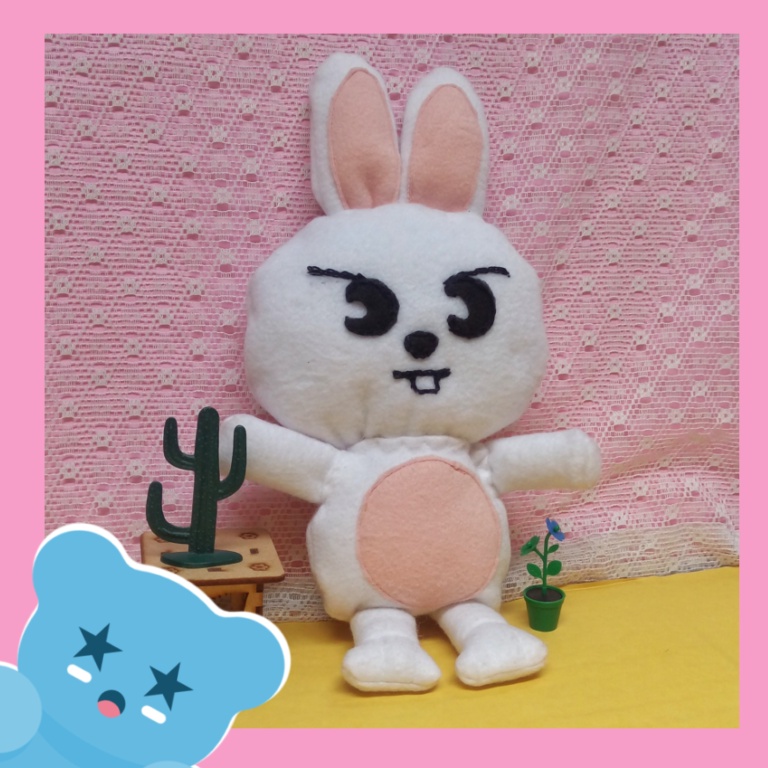 SKZ Stray Kids Lee Know SKZOO Leebit Plush Pelúcia Fanmade