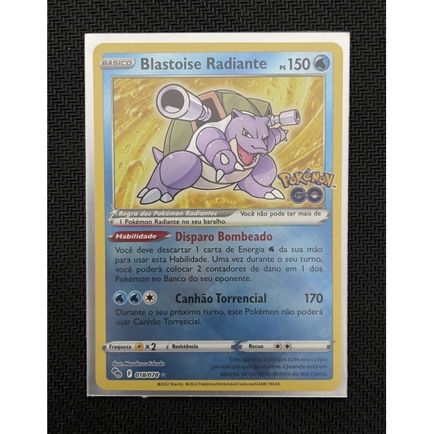 Blastoise Radiante / Radiant Blastoise (018/78), Busca de Cards