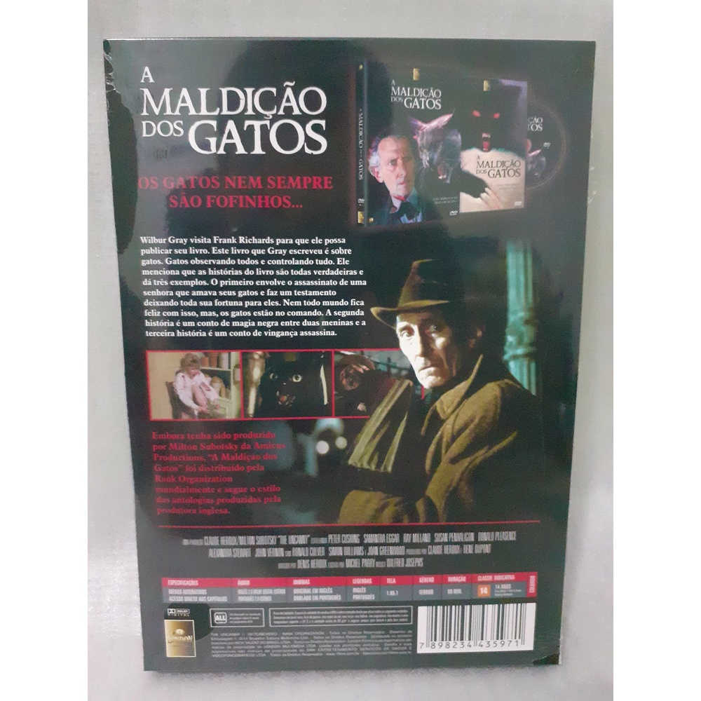 Dvd: A Maldição dos Gatos - London Archive Collection - Volume 35