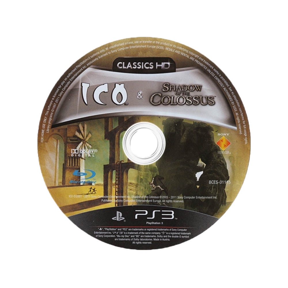 Jogo The ICO & Shadow of the Colossus - PS3 - SEM CAPA