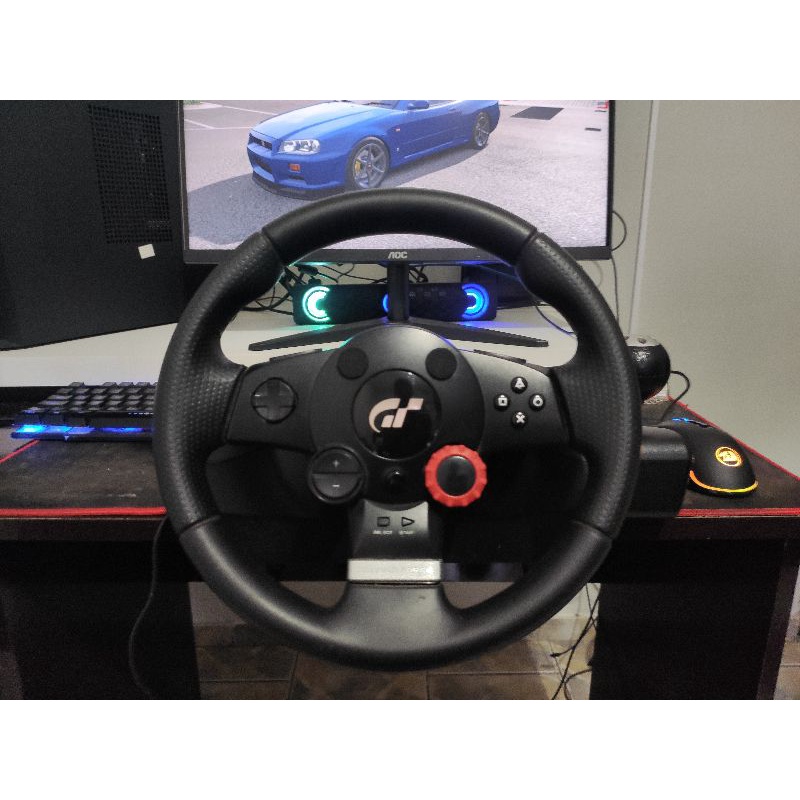 Volante Logitech Driving Force GT - PS3 e PC