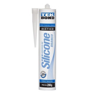 Silicone Acético Branco 280g - Tekbond