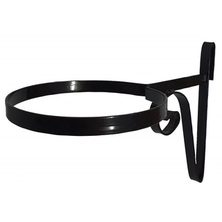 Suporte de Ferro Vaso Redondo Anel em Jardim Vertical Argola Trabalhada