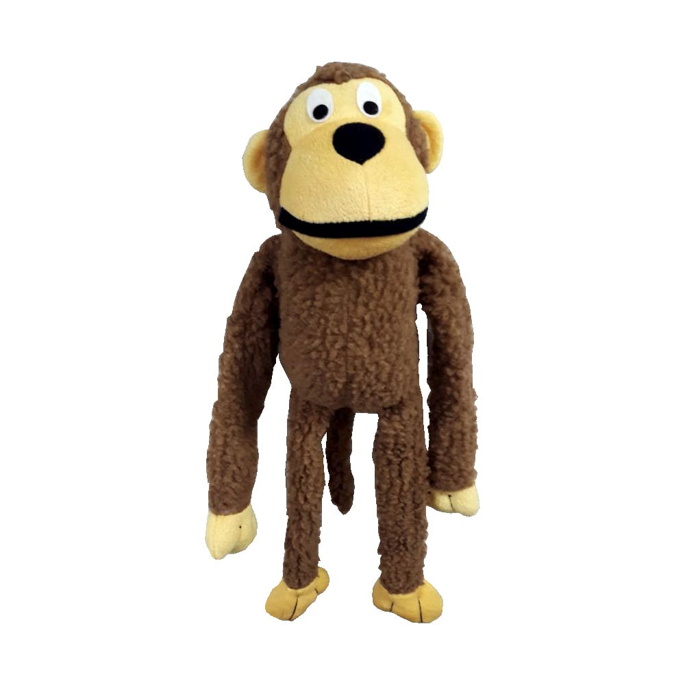 Brinquedo Macaco Marrom Chalesco para Cães