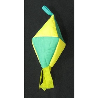 Balão de Tecido Pequeno Verde e Amarelo- 17 cm em Oferta na Shopee