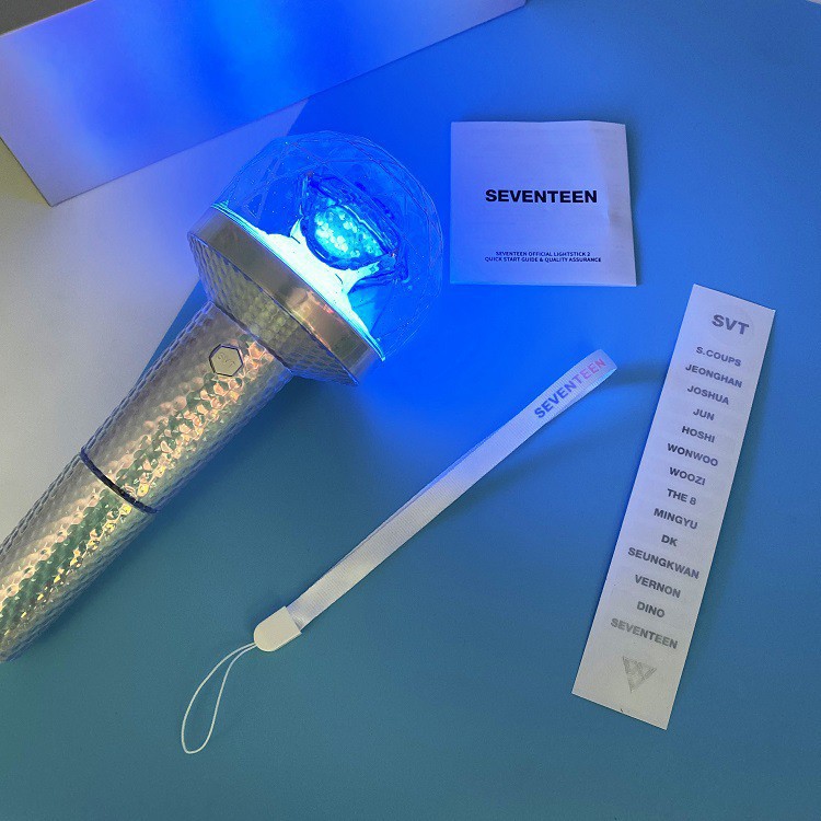 SEVENTEEN カラット棒 ver.2 OFFICIAL ペンライト SEVENTEEN Official Lightstick Ver 2 Caratbong 2 | Shopee Brasil