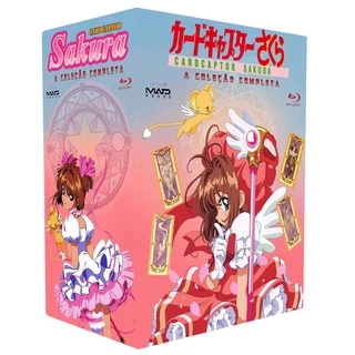 Box blu-ray Sakura Cardcaptors + Sakura Clear + filmes e especiais
