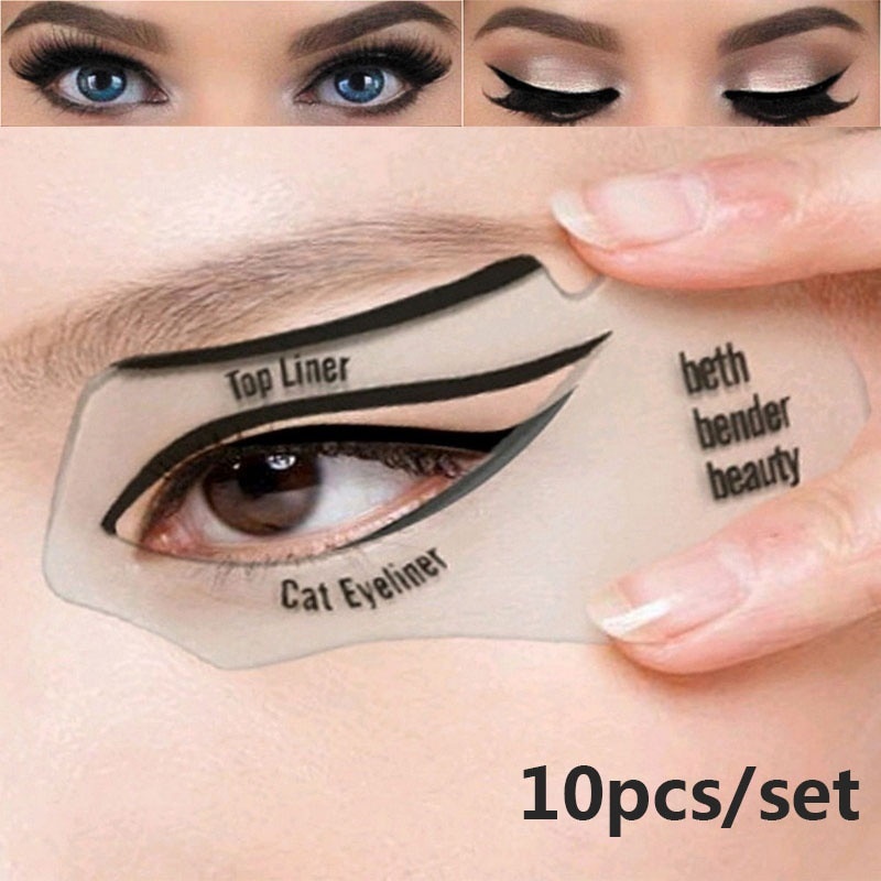 1 Set- Cat Card Eyeliner Stencil Makeup Liner Model Template