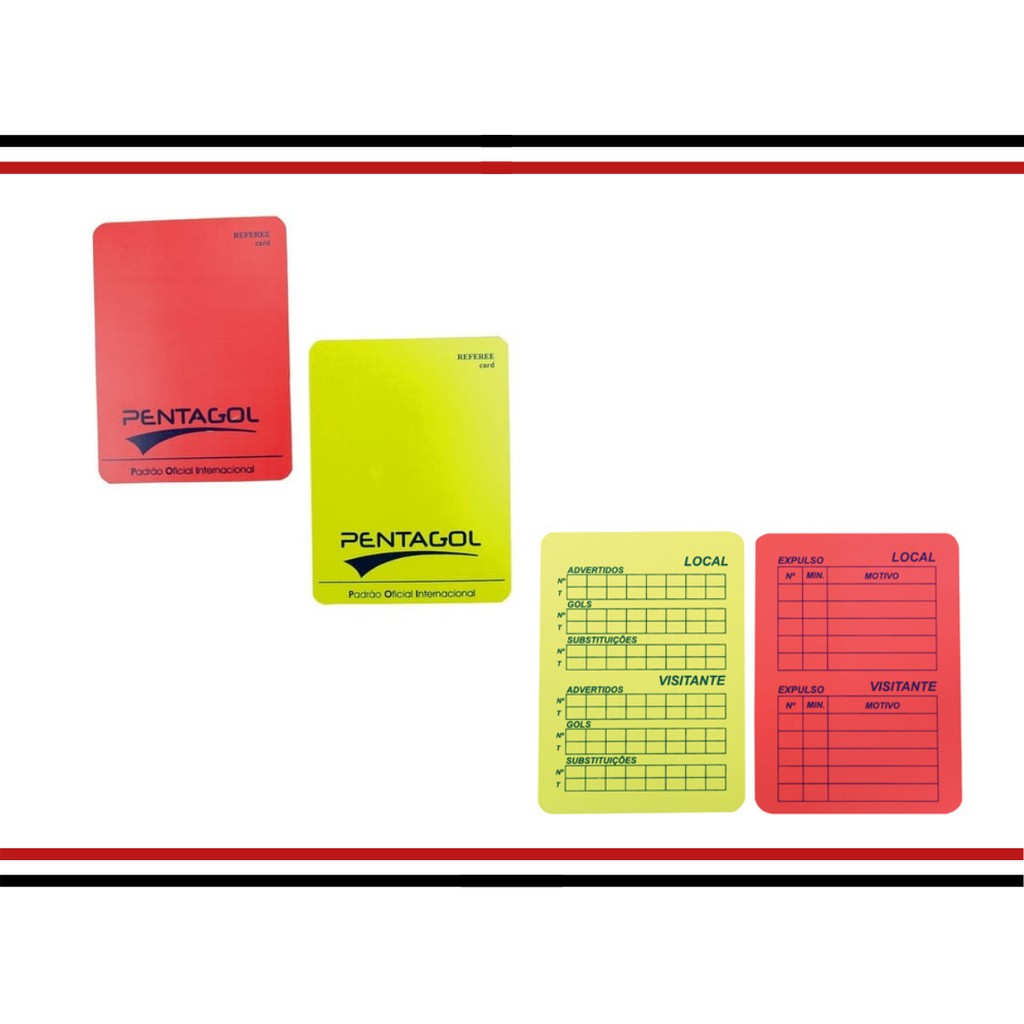 Toddmomy 1 Conjunto Árbitro Cartão Vermelho e Amarelo Kits De Árbitro Apito  De Metal Acessórios Para Jogos De Futebol Apitos De Futebol Ferramenta De  Arbitragem Placar De Futebol Xadrez Pvc