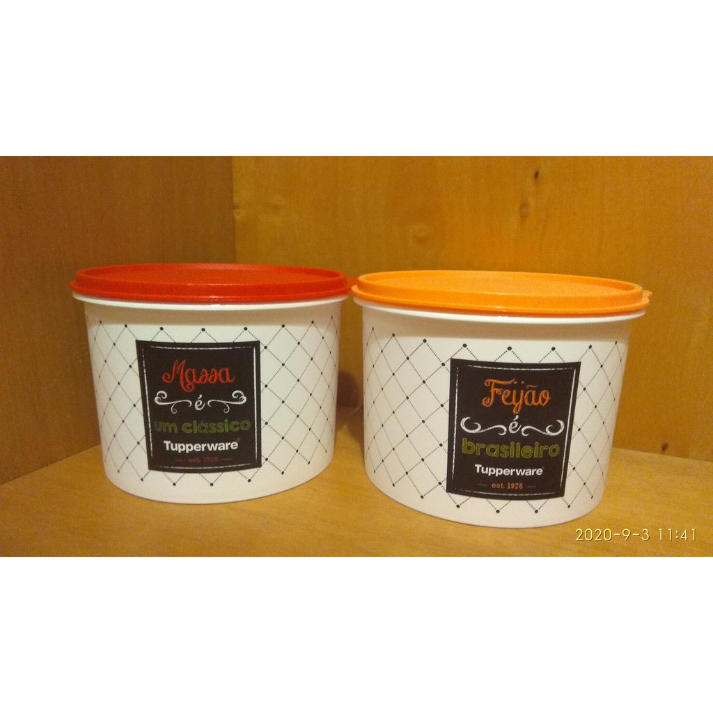 Tupperware PDA Caixa Bistrô Kit 2pçs Massa + Feijão - Novo Original ...