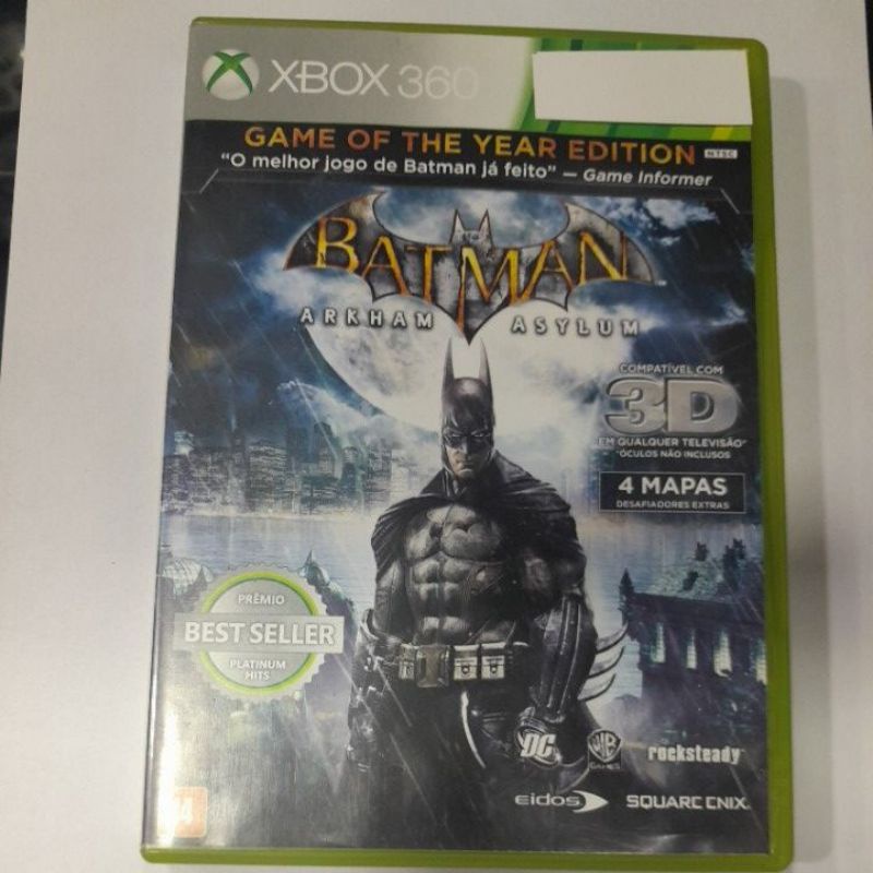 Jogo Batman Arkham City Game Of The Year Xbox 360 Legendado em