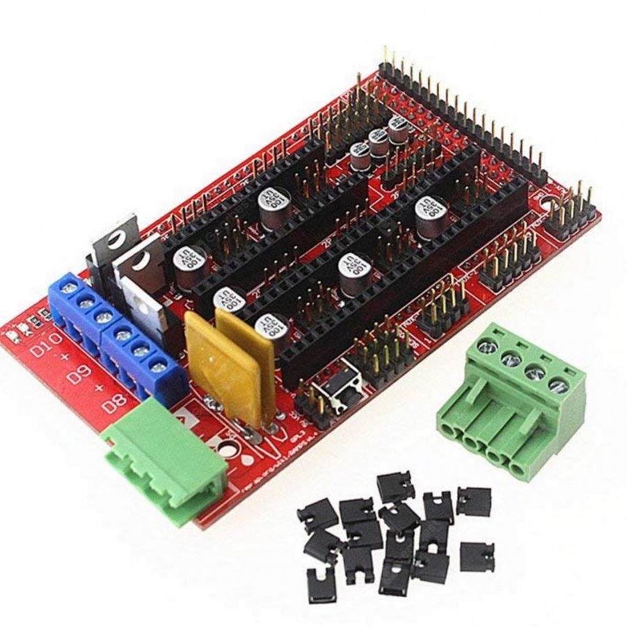 Placa ramps 1 4 shield arduino mega para impressora 3d shopee brasil