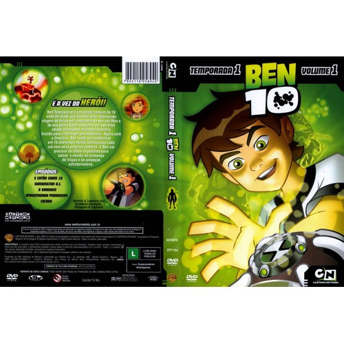Dvd Ben 10 4 Séries Completas E 6 Filmes Dublado Coleção