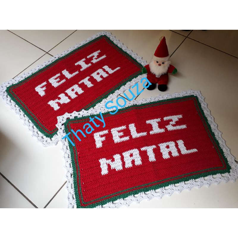 Tapetes e tapetes de corredor, 308 peças, Feliz Natal, boneco de