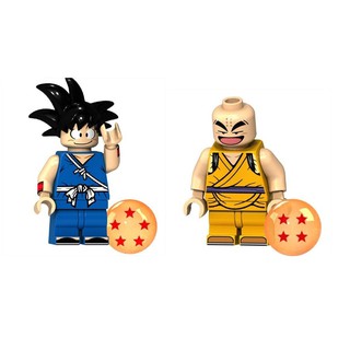 Goten Filho Goku Super Saiyajin Dragon Ball Z Bloco Boneco monta figura  ação (Produto no Brasil a ponta entrega)