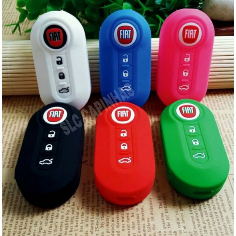 Capa Silicone Chave Canivete Fiat Punto Palio Siena Mobi