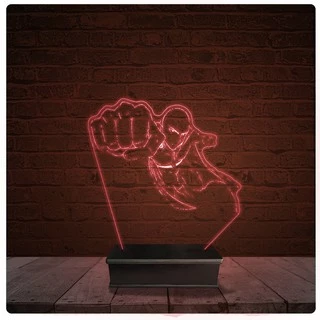 Abajur Luminária Acrílico Led - One Punch Man Anime 04