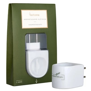 Difusor Aromatizador Elétrico Porcelana Duplo Aromatherapy
