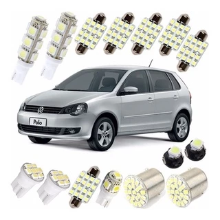 Kit Lampadas Led Golf Polo Hatch Pingo Teto Placa Ré Torpedo