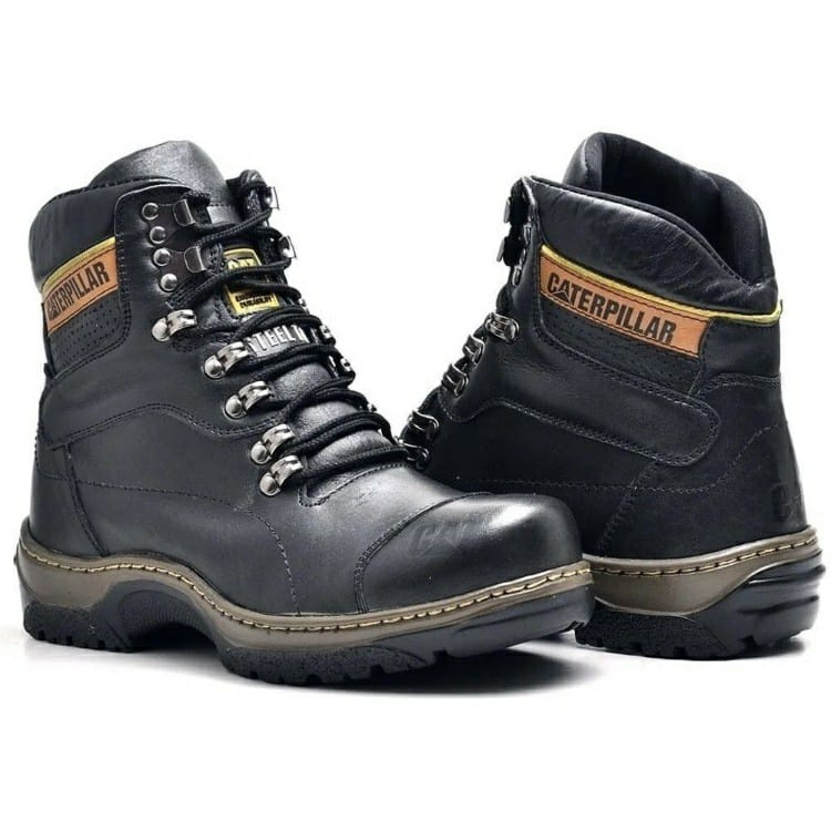 Bota Botina Caterpillar Em Couro Leg Timo Adventure Pronta Entrega