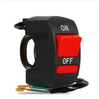 Botão Interruptor de Partida On/off Farol Auxiliar Emergência Milha Moto Novo Liga