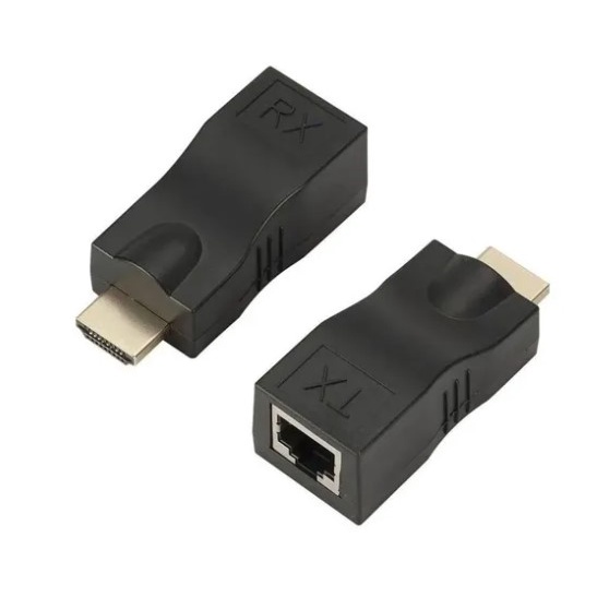 extensor hdmi via rj45 rx tx ate 30 metros 1080p lotus lt-cd001 ...
