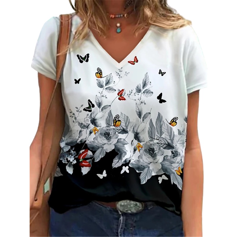 Blusas T-shirts Griffes Manga Princesa Top Blusa Basica Moda