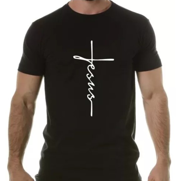 Camisetas com escritas store evangelicas