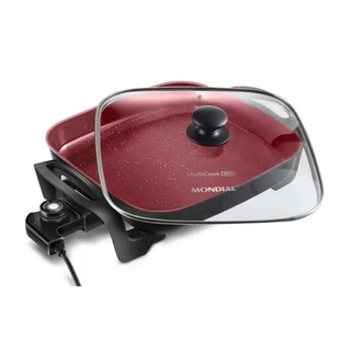 Panela Eletrica Grill Mondial Multicook Red 1250W Pe-49