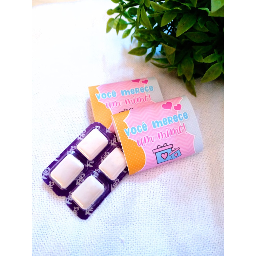 Chiclete Mimo Personalizado para seu Cliente ou Festa
