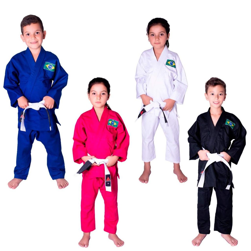 Roupa para cheap judo infantil