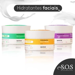 Hidratante Facial Labotrat 100 g - Noturno Intensivo Oil Control Nutri Matte