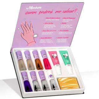Kit de Esmaltes Marchetti - Salva Unhas