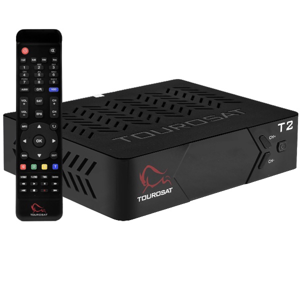 Tourosat T2 4K Ultra HD com Wi-Fi HDMI / USB Bivolt - Preto