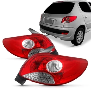 Lanterna Peugeot 207 Hatch 2012 2013 2014 2015 Grade Cromada