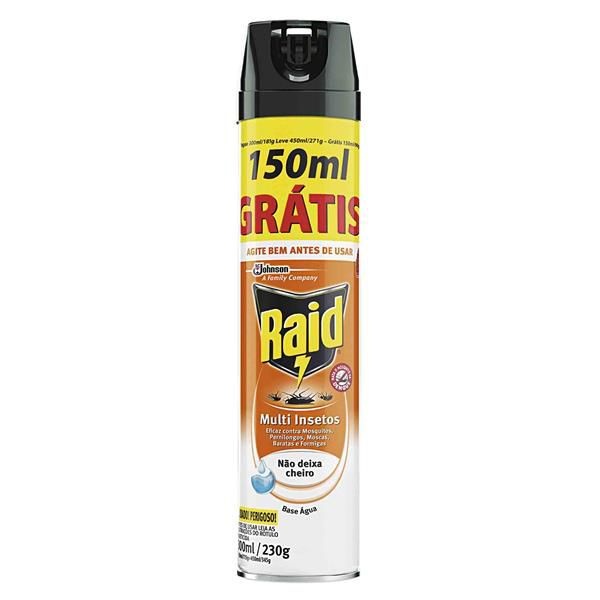 Inseticida Raid Multi-insetos Spray Base L+P- | Shopee Brasil